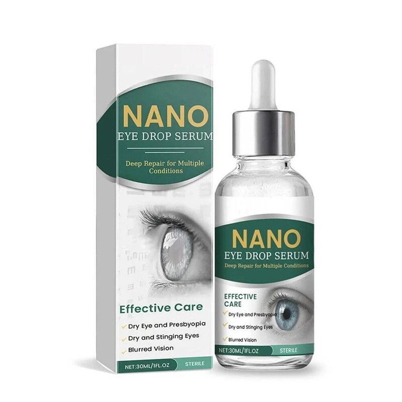 Organic Nano Eye Drops For Presbyopia & Dry Eye Relief Clear Vision Formula^