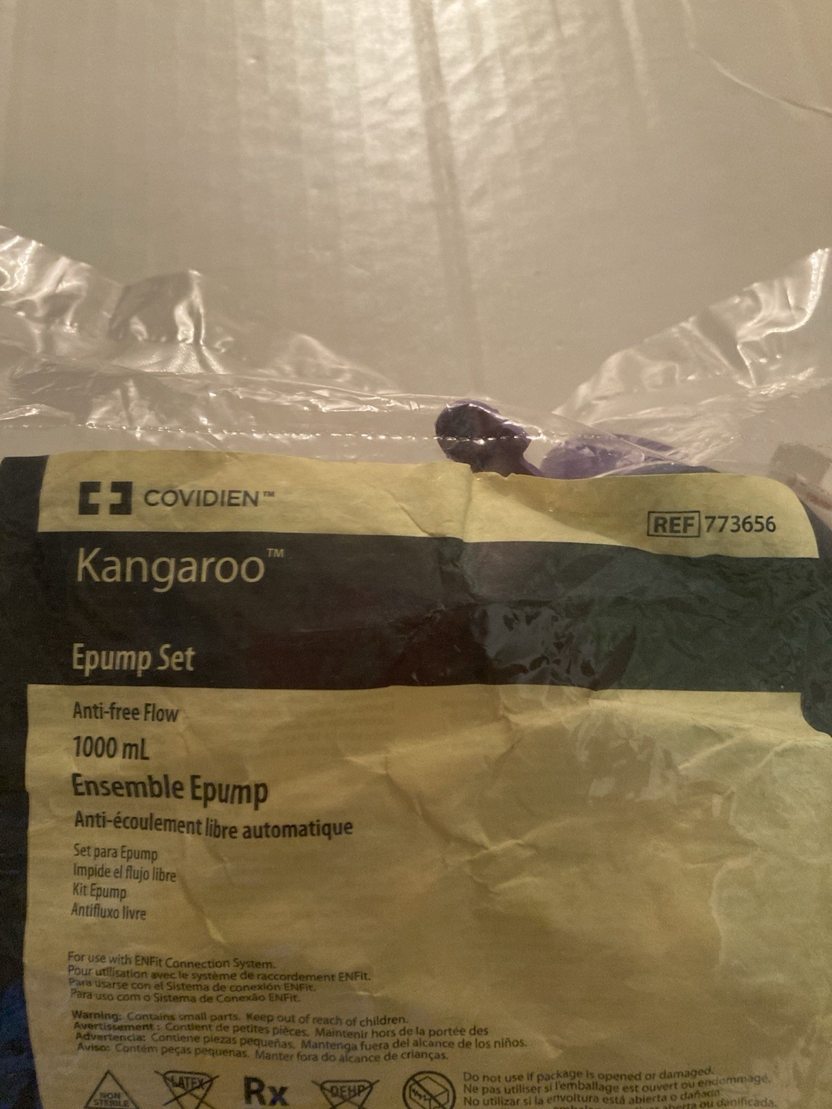 Lot of 11 eleven Kangaroo epump set 1000 ml sealed bag