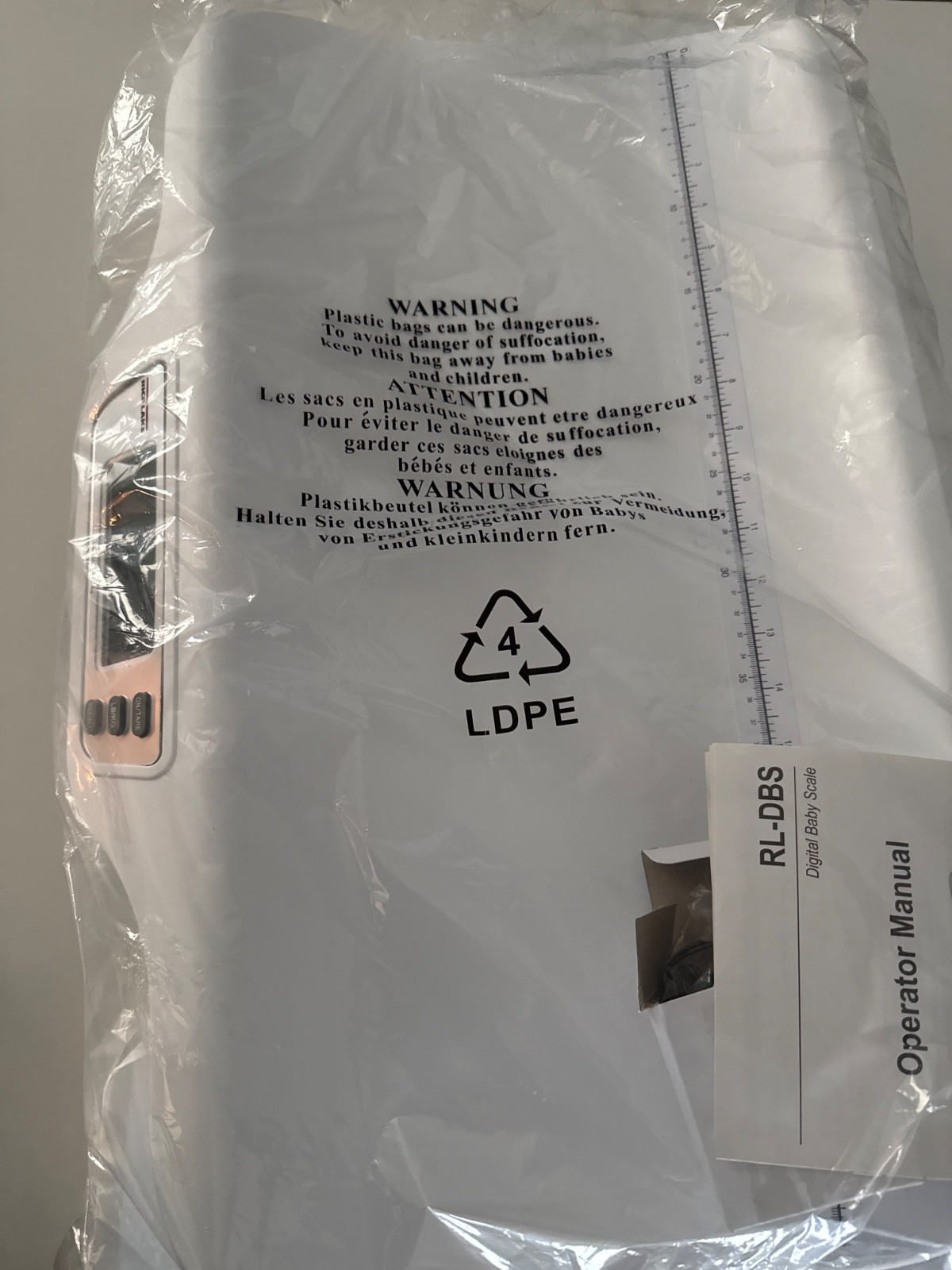Rice Lake digital Baby scale RL-DBS white color Brand new condition