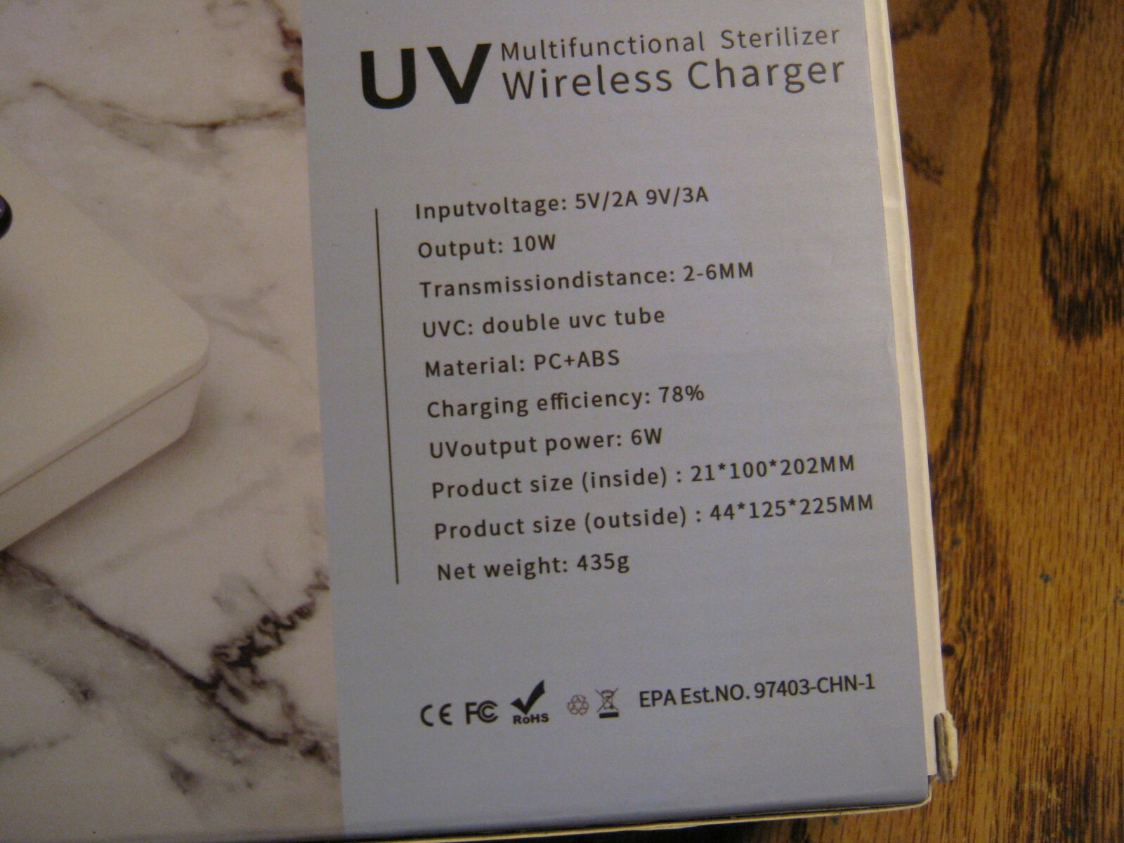 UV Multifunctional Sterilizer Wireless Charger Disinfecting Cleaning Machine