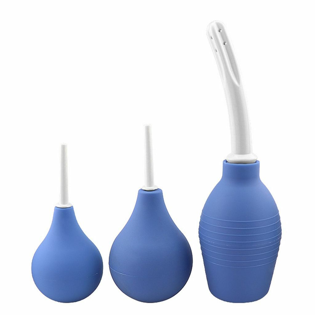 1/3pc Grade Anal / Vaginal Bulb Douche Enema Colonic Irrigation Home Cleaner Kit