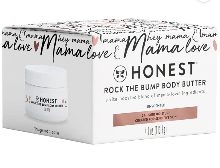 Honest Company Rock The Bump Unscented Body Butter (4 oz.) 2 pack