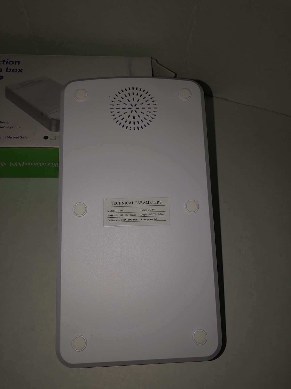 UV Disinfectant Sterilization Box (WHITE) 360*C, Openbox Great For Cell Phones