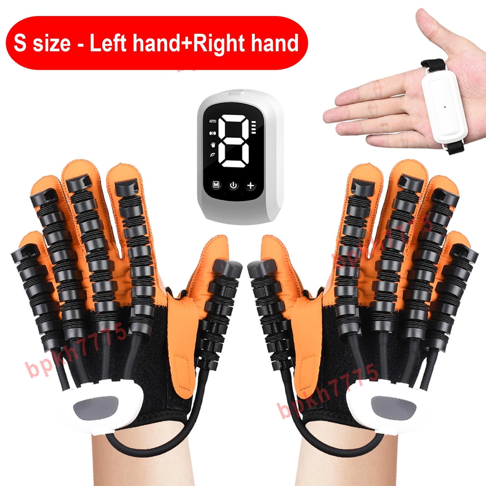New (Left+Right) Rehabilitation Robot Finger Training Glove Stroke Hemiplegia Re