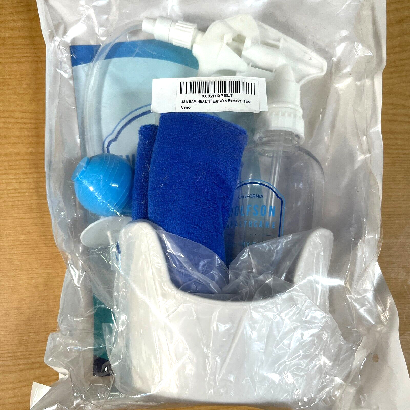 USA Ear Health Ear Wax Removal Tool Irrigation Cleaner Syringe Kit