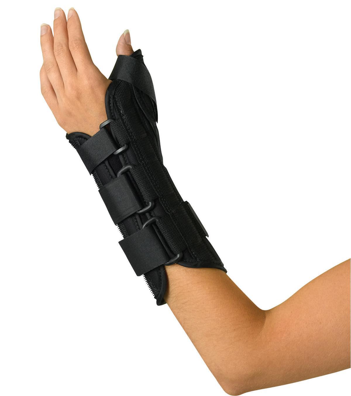 Wrist and Forearm Splint with Abducted Thumb, Left Arm, Size XL, Each