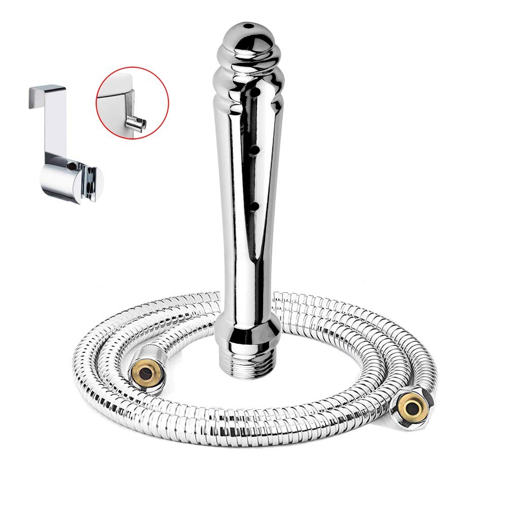 Enema Cleansing Kit with Attachment Bathroom Handheld 59inch Shower Hose Enem…