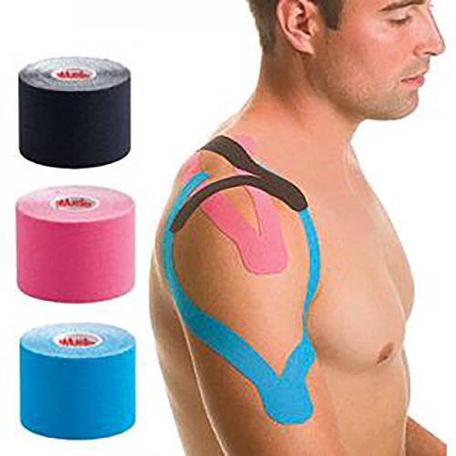 Mueller Kinesiology Tape, 2″ x 16.4′ (5cm x 5m) (shrinkwrapped)