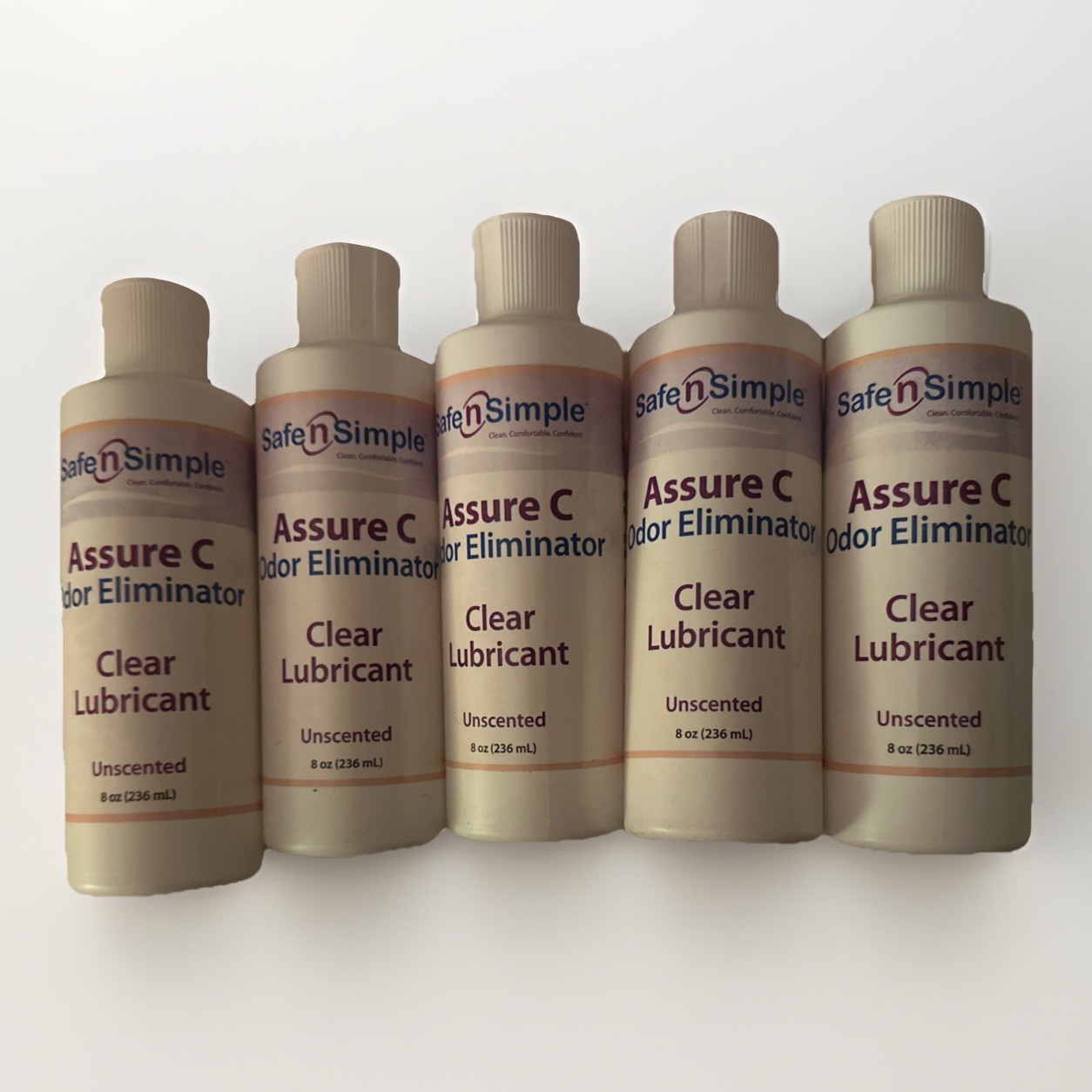 Safe n’ Simple Assure C Odor Eliminator Clear Bottle