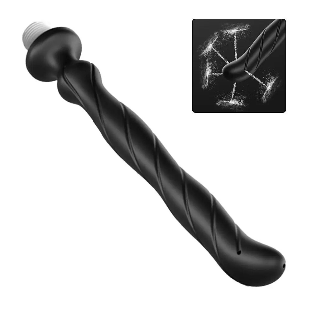 Hollow Cleaning Anal Shower Enema Douche Nozzle Wash Anus Vaginal Colon Cleaner