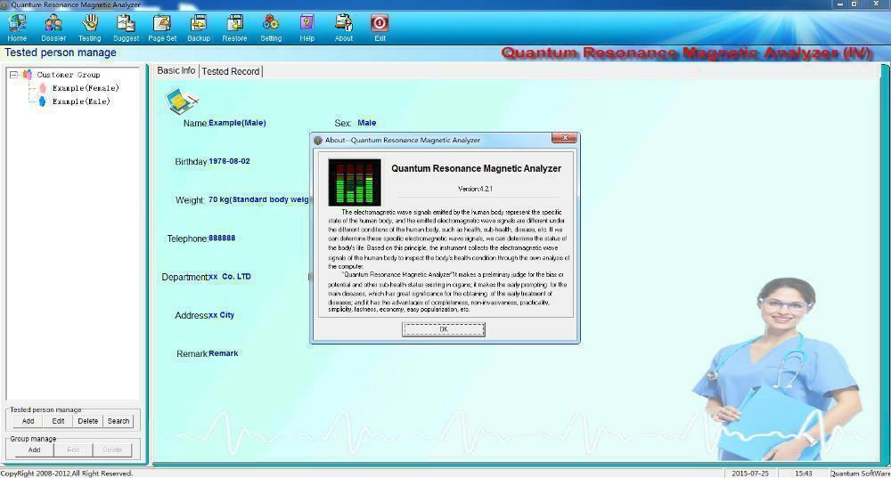 2026 Newest Version 4TH 52 Reports Quantum Magnetic Resonance Body Analyzer USA