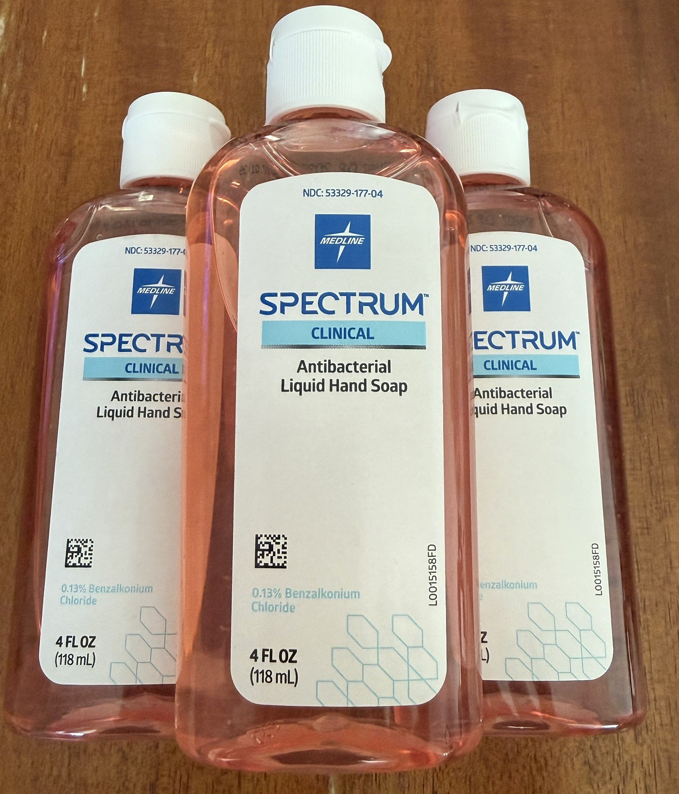 3 LOT Spectrum Antibacterial Hand Soap 4 oz Infection Control