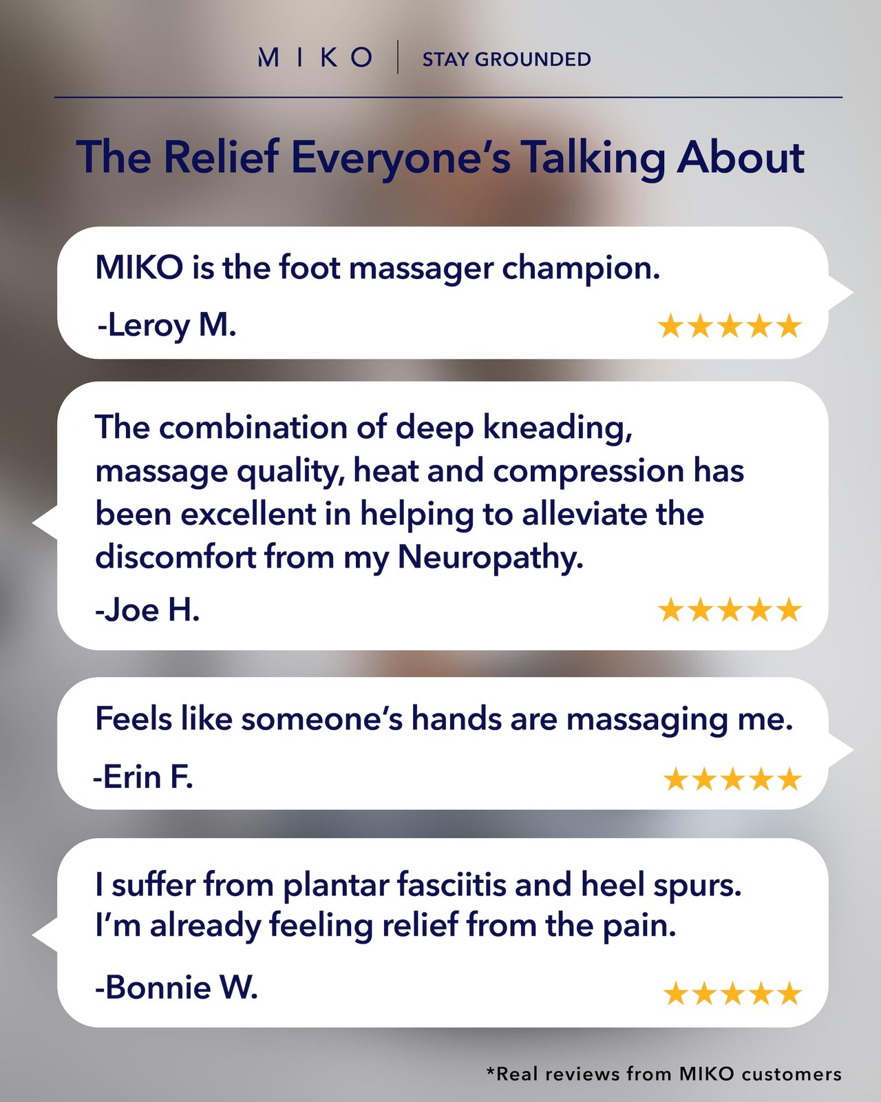 Foot Massager Machine Shiatsu Deep Kneading Air Compression Heat RF-670 MIKO