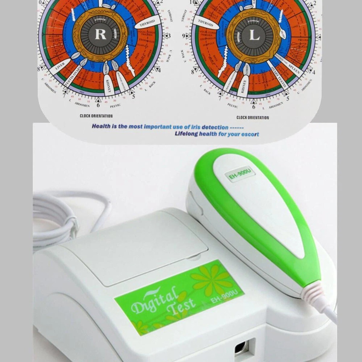 Latest 5.0 MP USB Iriscope Iris Analyzer Iridology camera w/Pro Iris Software US