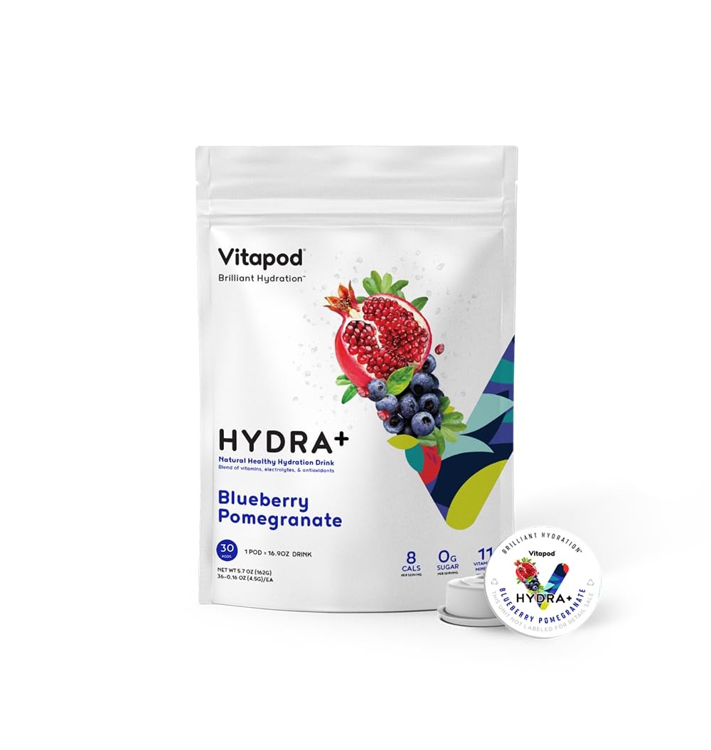 Water Enhancer Mix Pods Electrolytes Antioxidants Vitamin C A D E Vitapod Hydra