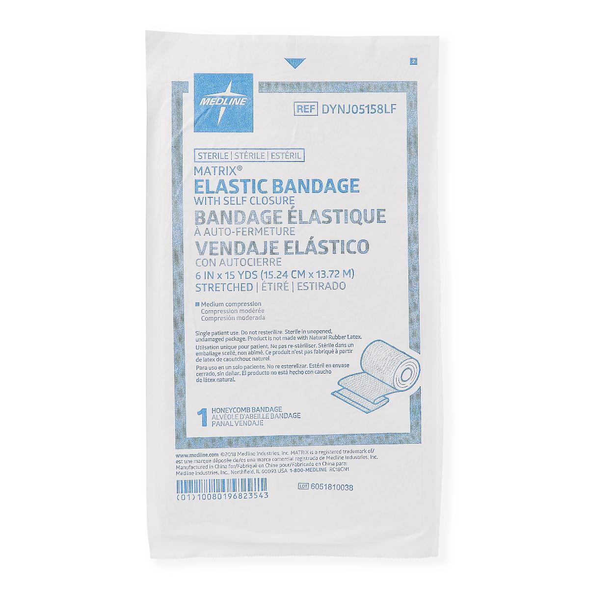 Sterile Matrix Wrap Elastic Bandage with Self-Closure, 6″ x 15 yd., Case of 20