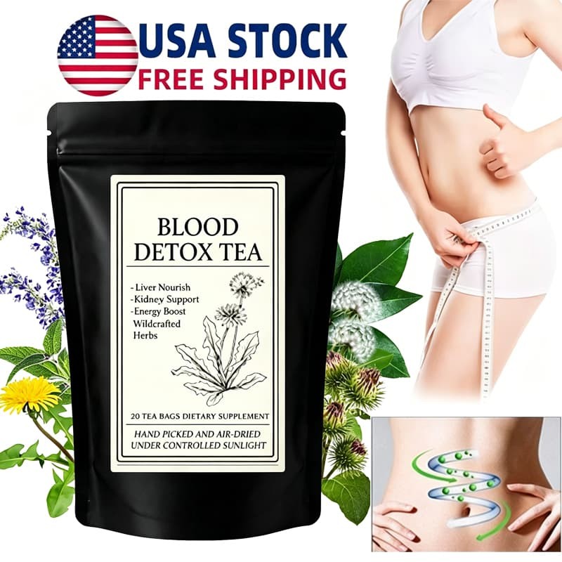 20 Bags Jamaican Healing Garden Blood Detox Tea, Chef Tijani Blood Detox Tea
