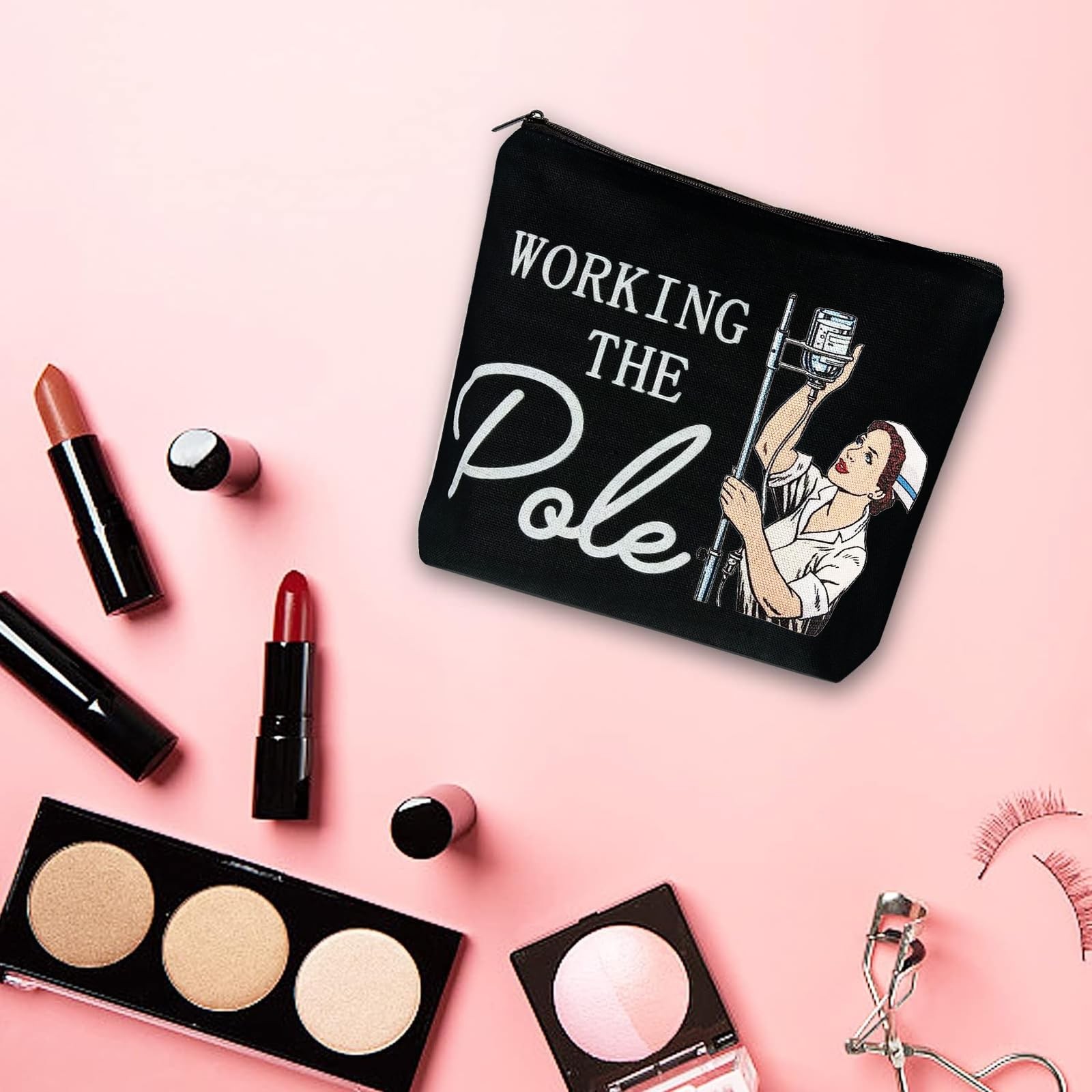 ER Nurse Gift,Nurse Gifts for Women Funny Makeup Bags,Working The Black