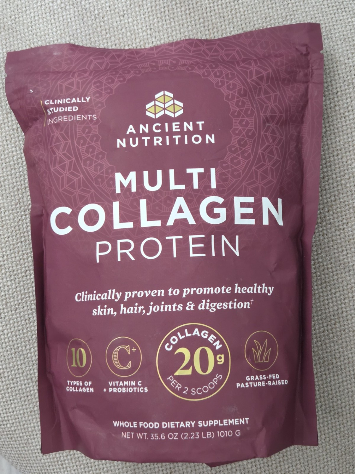 Ancient Nutrition Collagen Peptides Powder 100 Servings Multi Protein