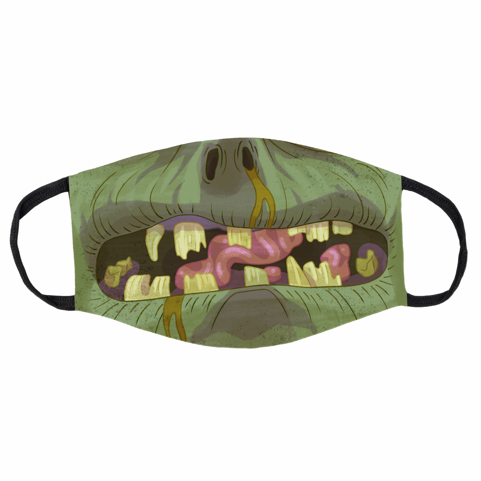 Zombie Face Halloween Printed Non Medical Cotton Face Mask