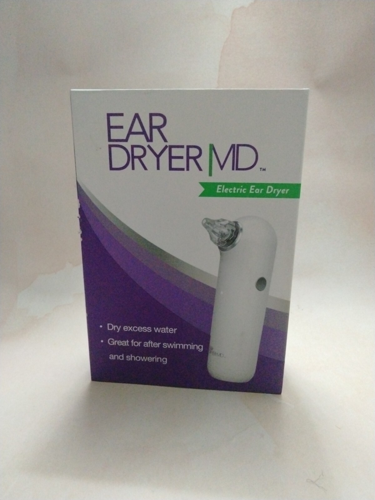 Ear Dryer MD Electric Dries Excess Water After Swimming or Showering NEW #378
