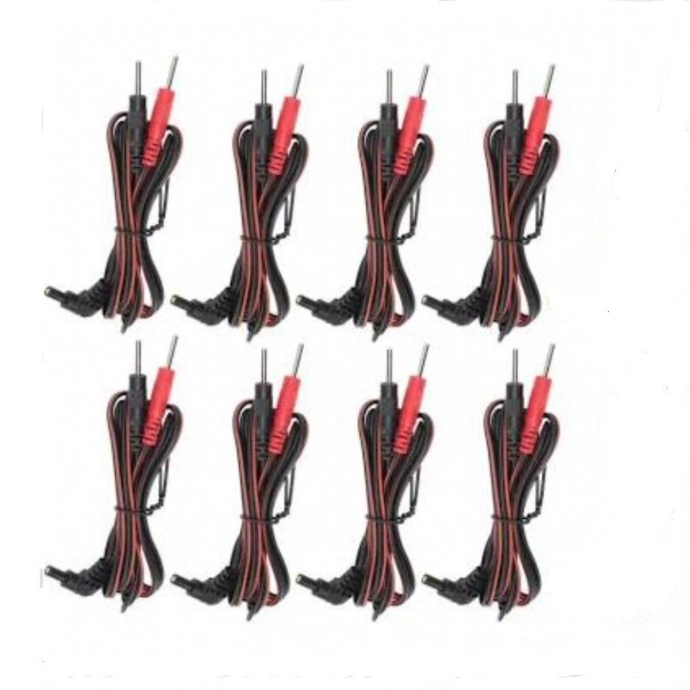 8TENS Unit Lead Wires FOR INTENSITY 10 TENS 2500 3000 7000 EMS 7500 TWIN STIM US