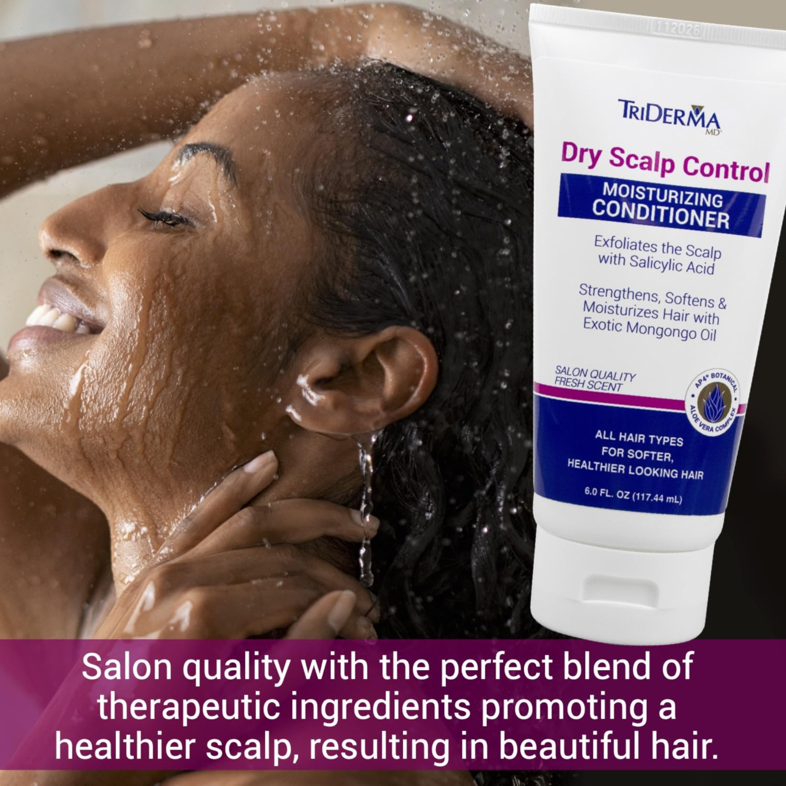 TriDerma Dry Scalp Control Deep Moisturizing Hair Conditioner – 6 oz