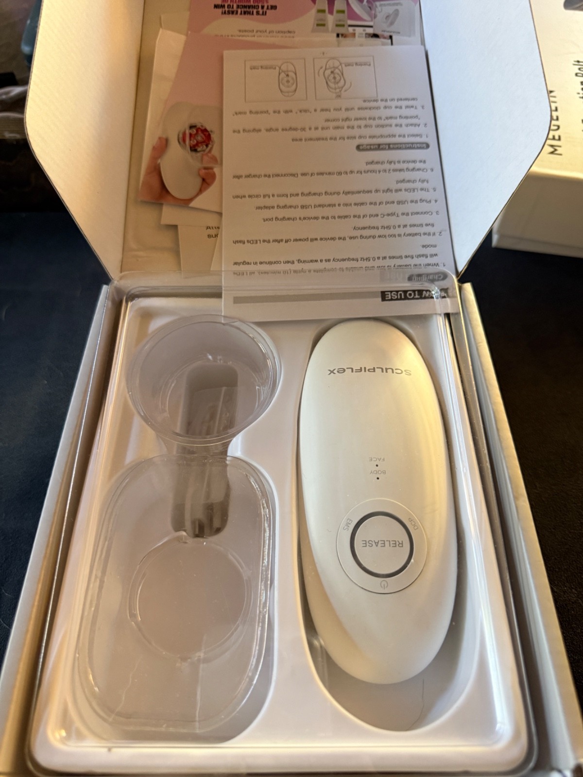 Sculpiflex EMS Cupping Red Light Body Toning Firming Device Used Once