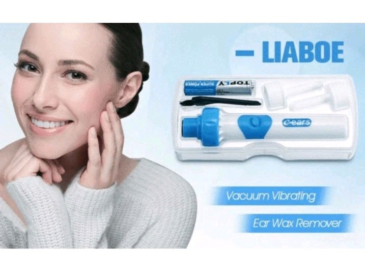 Deo Cross C-Ears Pocketsize Electric Ear Wax Cleaner Absorb & Vibrate New In Box