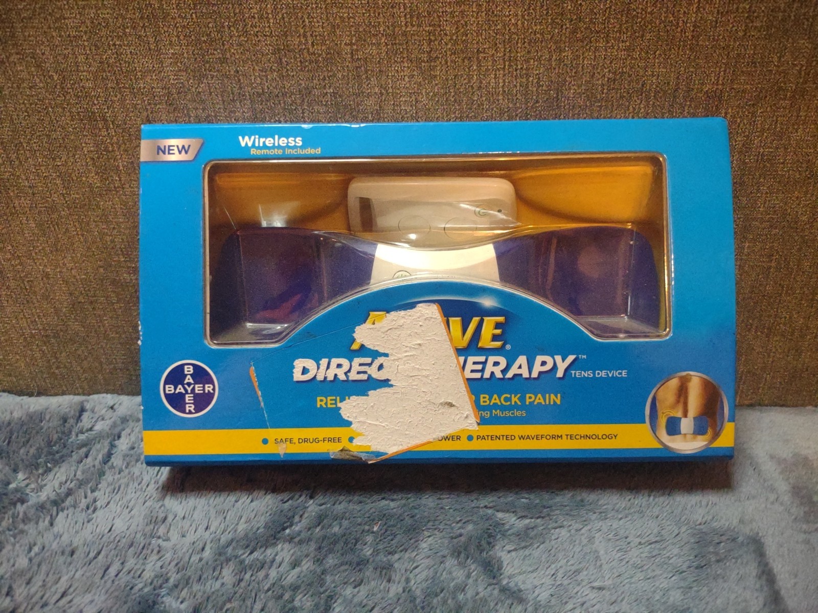 Bayer Aleve Direct Therapy Tens Device Lower Back Wireless with Remote