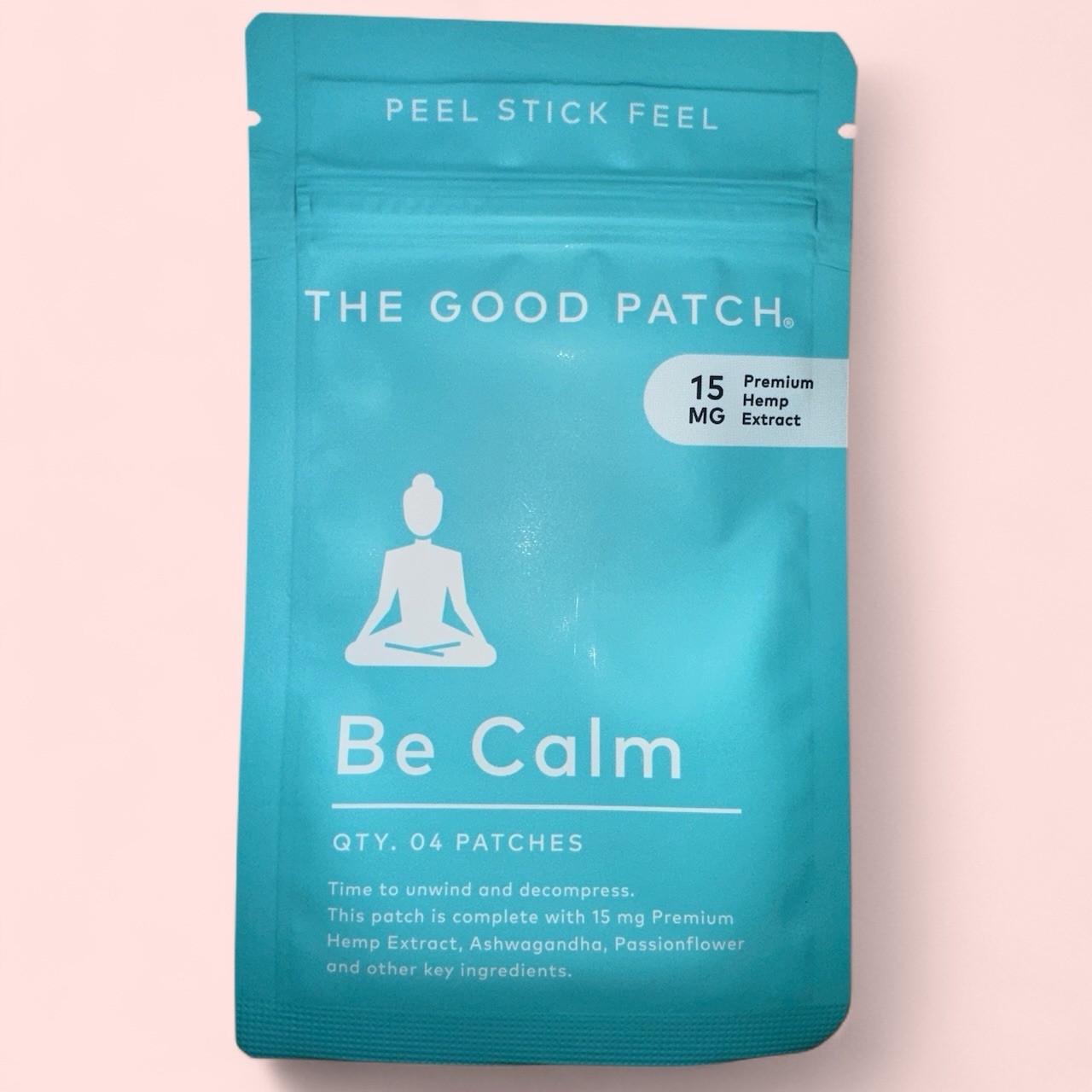 The Good Patch Be Calm 4 15mg Patches Reduce Stress New In Package