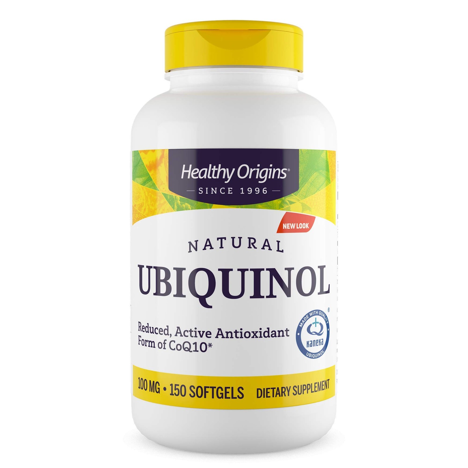 Ubiquinol 100 mg 150 Softgels CoQ10 Cardiovascular Heart Health Healthy Origins