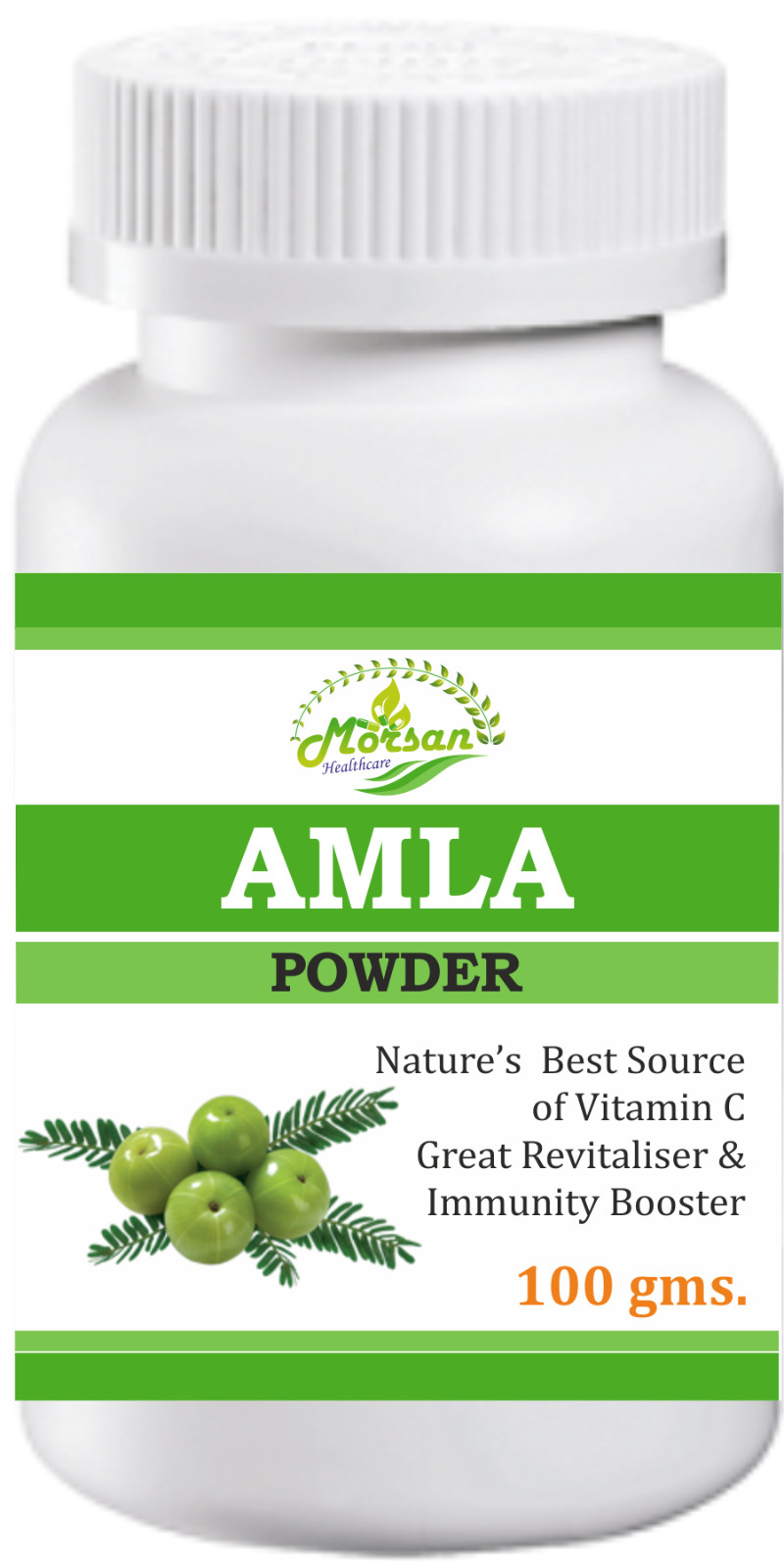Morsan’s Amla Powder (Emblica Officinalis), Pack of 100 gm. Organic Powder