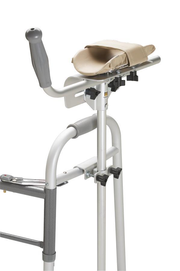 Youth-Sized Walker Platform Attachment, Chrome