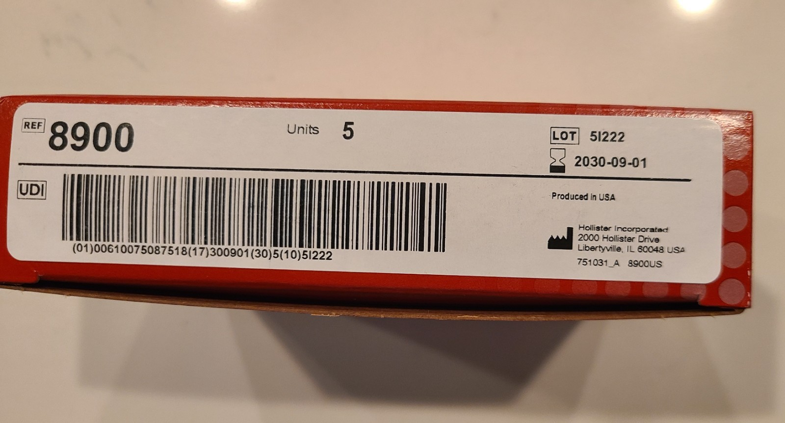 Hollister 8900 CeraPlus Ostomy Hydrocolloid Skin Barrier 4 x 4 – 3 Boxes