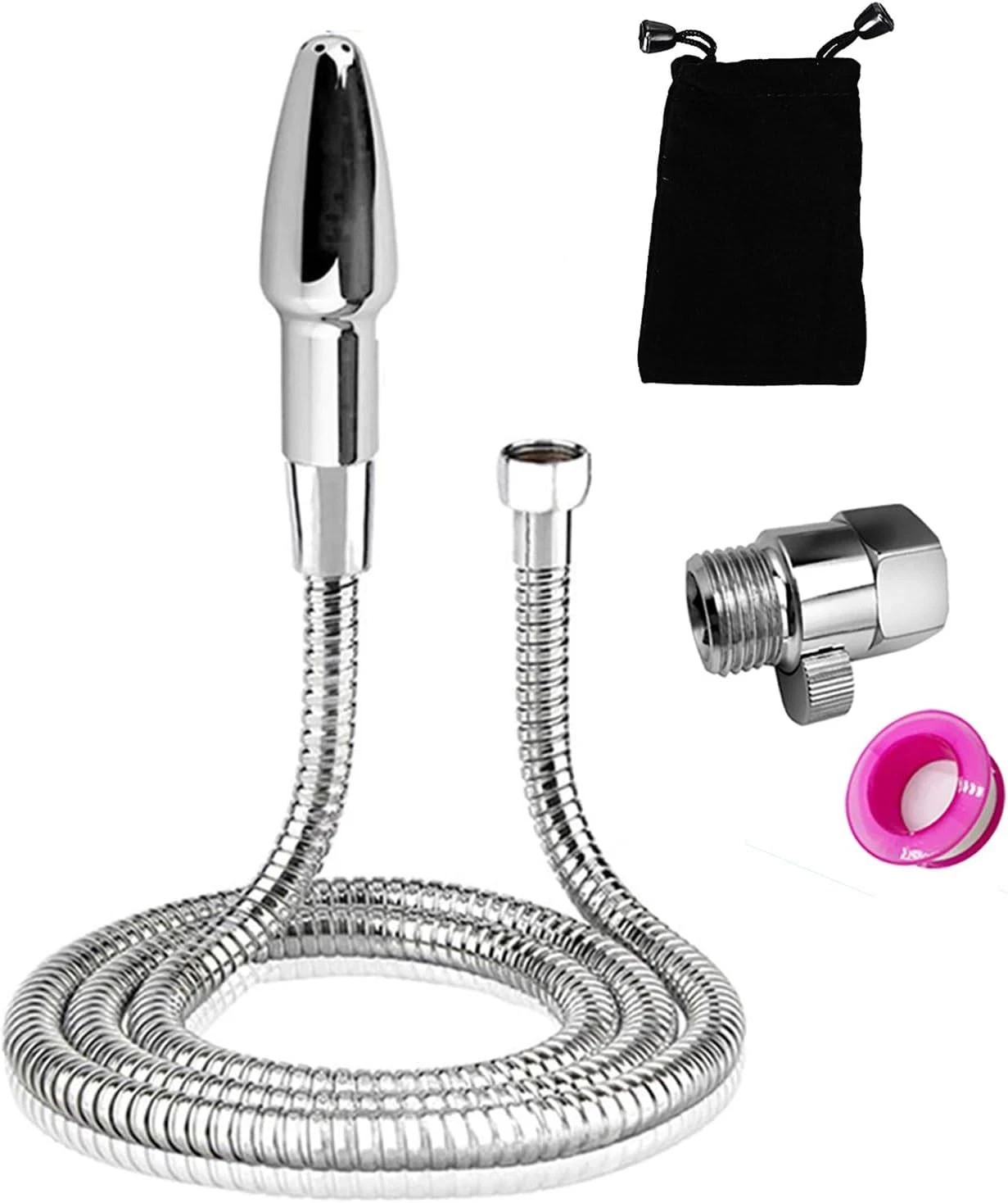 Deep Cleaning Enema Kit – Shower Douche Cleansing System, Regulator and 59inch H