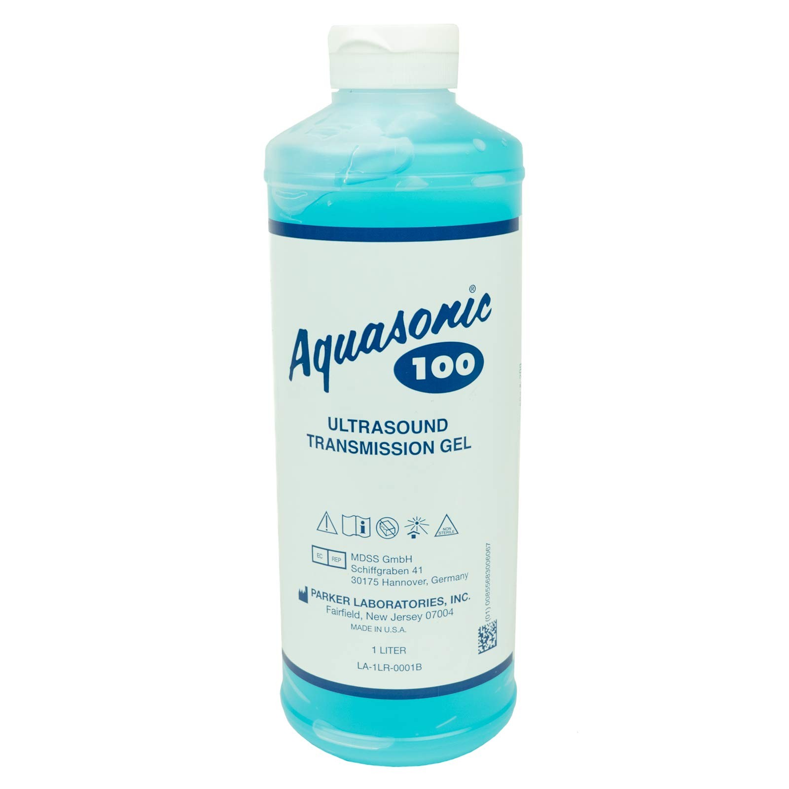 Ultrasound Gel, Blue, 1 Liter Bottle, WaterSoluble