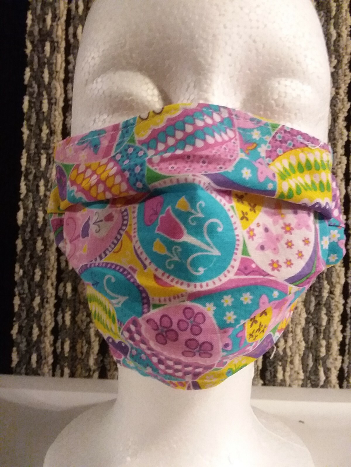 EASTER Handmade Face Mask, Cotton–READ DESCRIPTION PLEASE!! 3 designs!