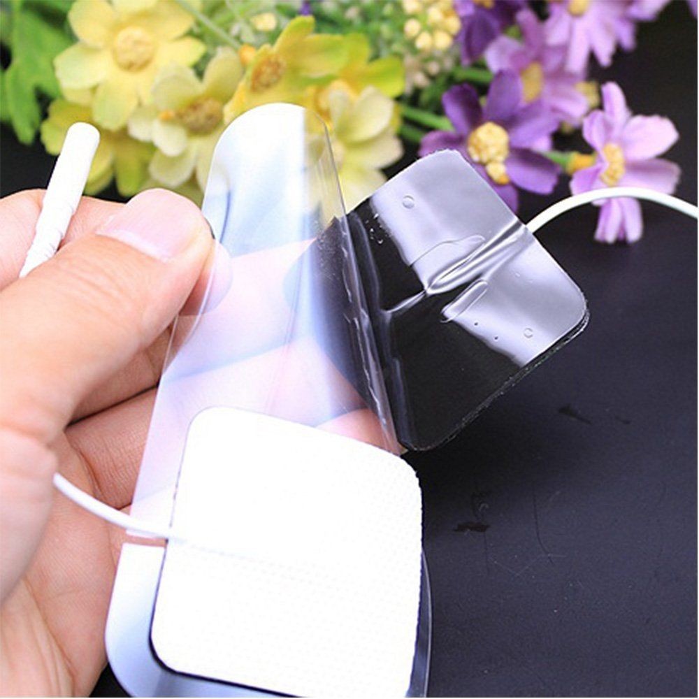20PCS TENS machine Replacement Electrode Pads Self-Adhesive 4x4cm For Massagers