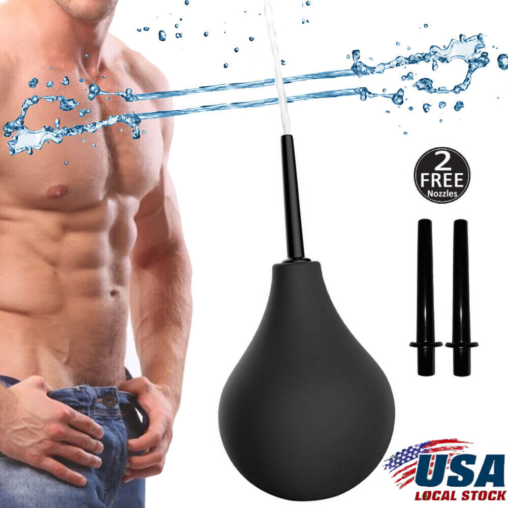 225ml Anal Vaginal Bulb Douche Colonic Irrigation Rubber Enema Bag Cleaner Kit