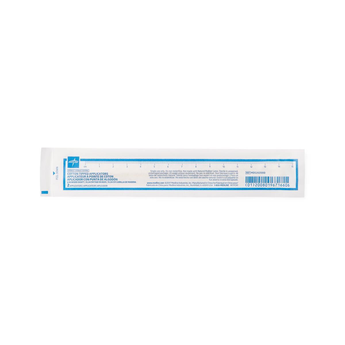 Sterile Cotton Tipped Applicators 6″, Wood, Case