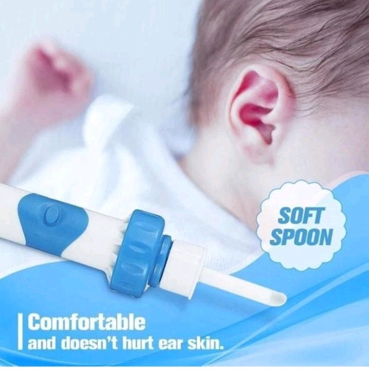 Deo Cross C-Ears Pocketsize Electric Ear Wax Cleaner Absorb & Vibrate New In Box