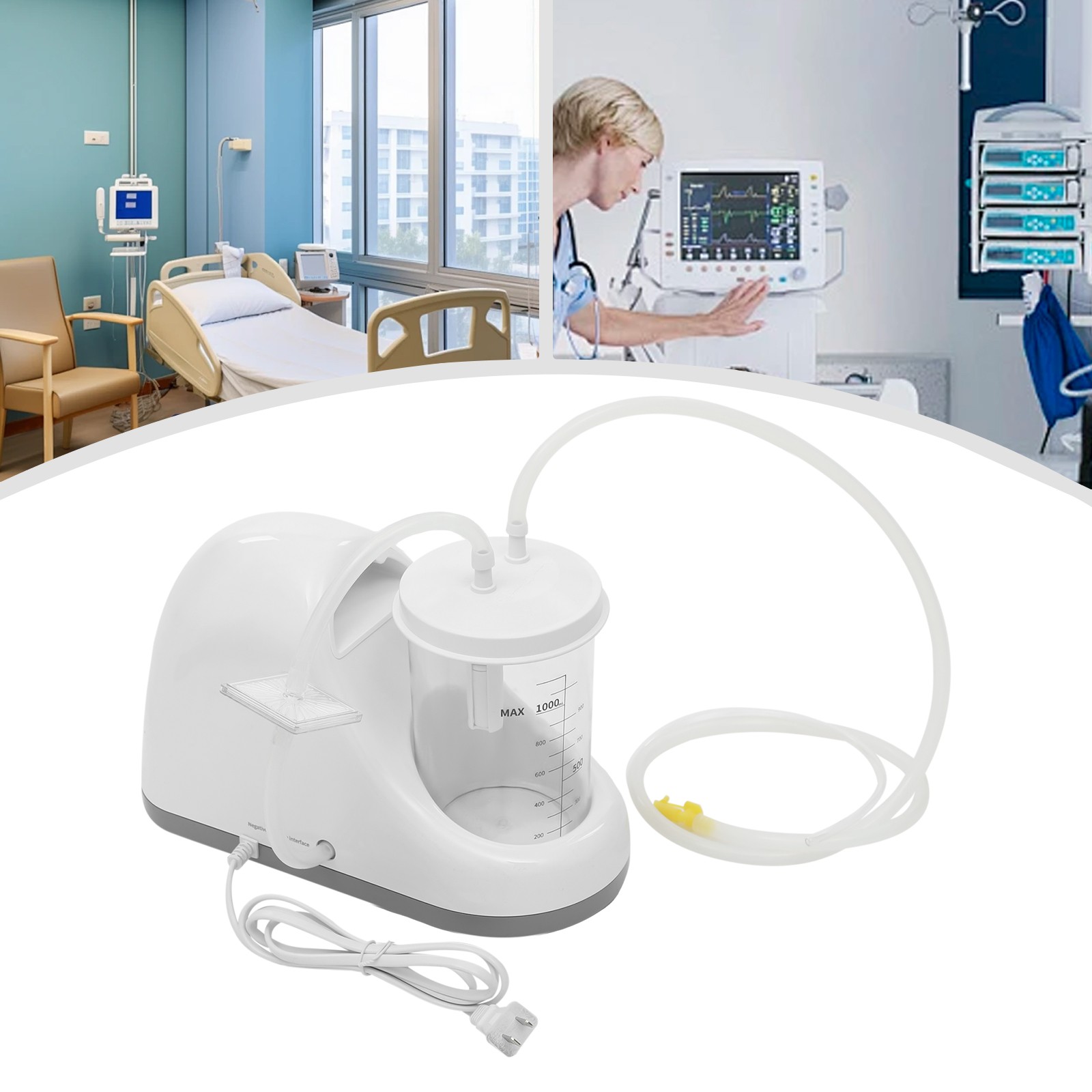 Portable Phlegm Suction Machine, Portable Phlegm Suction Unit AC 110V 250W