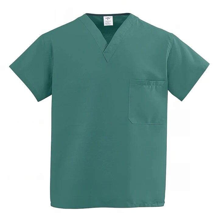 MEDLINE COMFORTEASE UNISEX SCRUB TOP/2XL/648MJSXXL