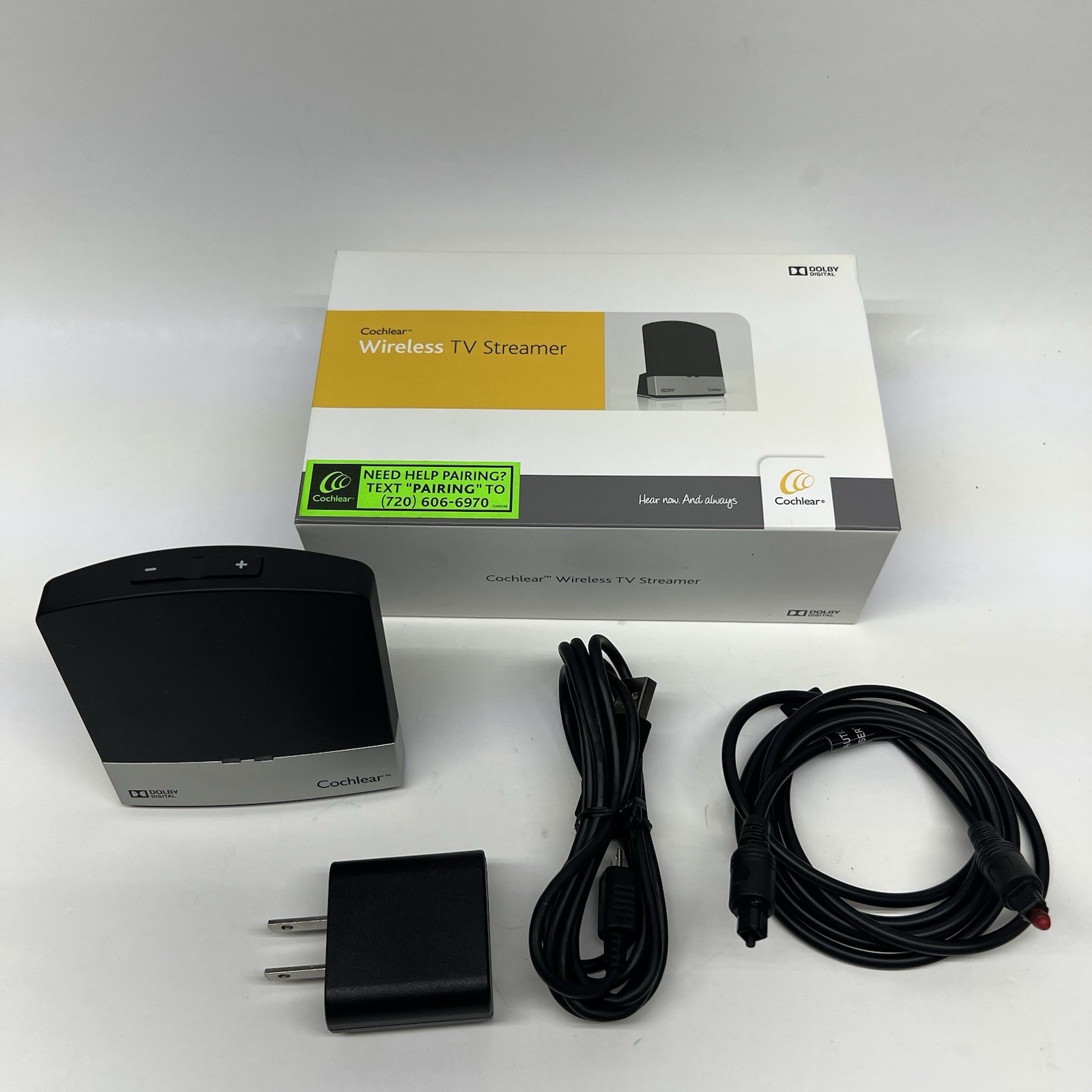 Cochlear 94761 Wireless TV Streamer Hearing Assistance Accessory **READ**