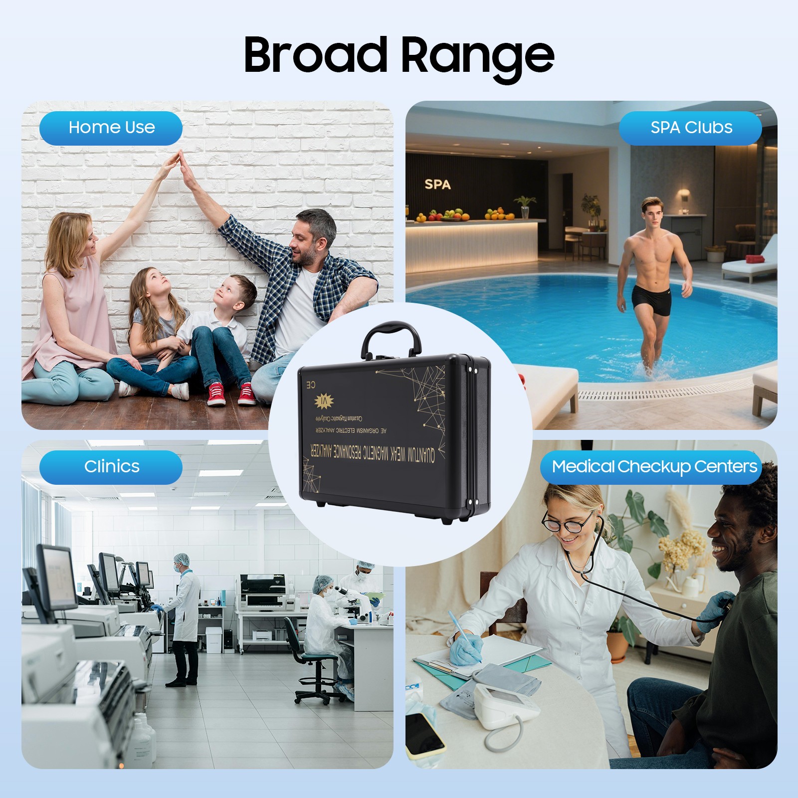 Quantum Magnetic Resonance Body Analyzer & Scanner For Health Analysis Home Use