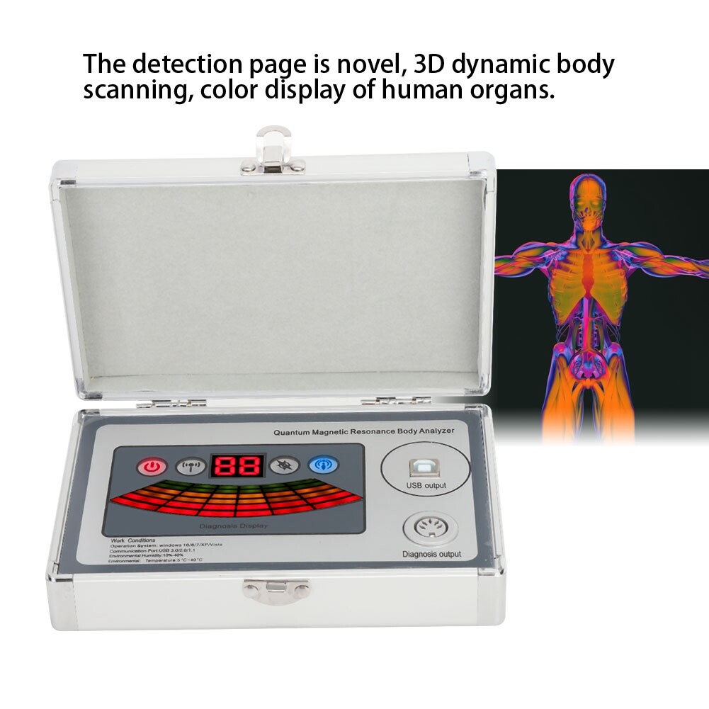 Home Use Newest Version Quantum Magnetic Resonance Body Analyzer English&Spanish