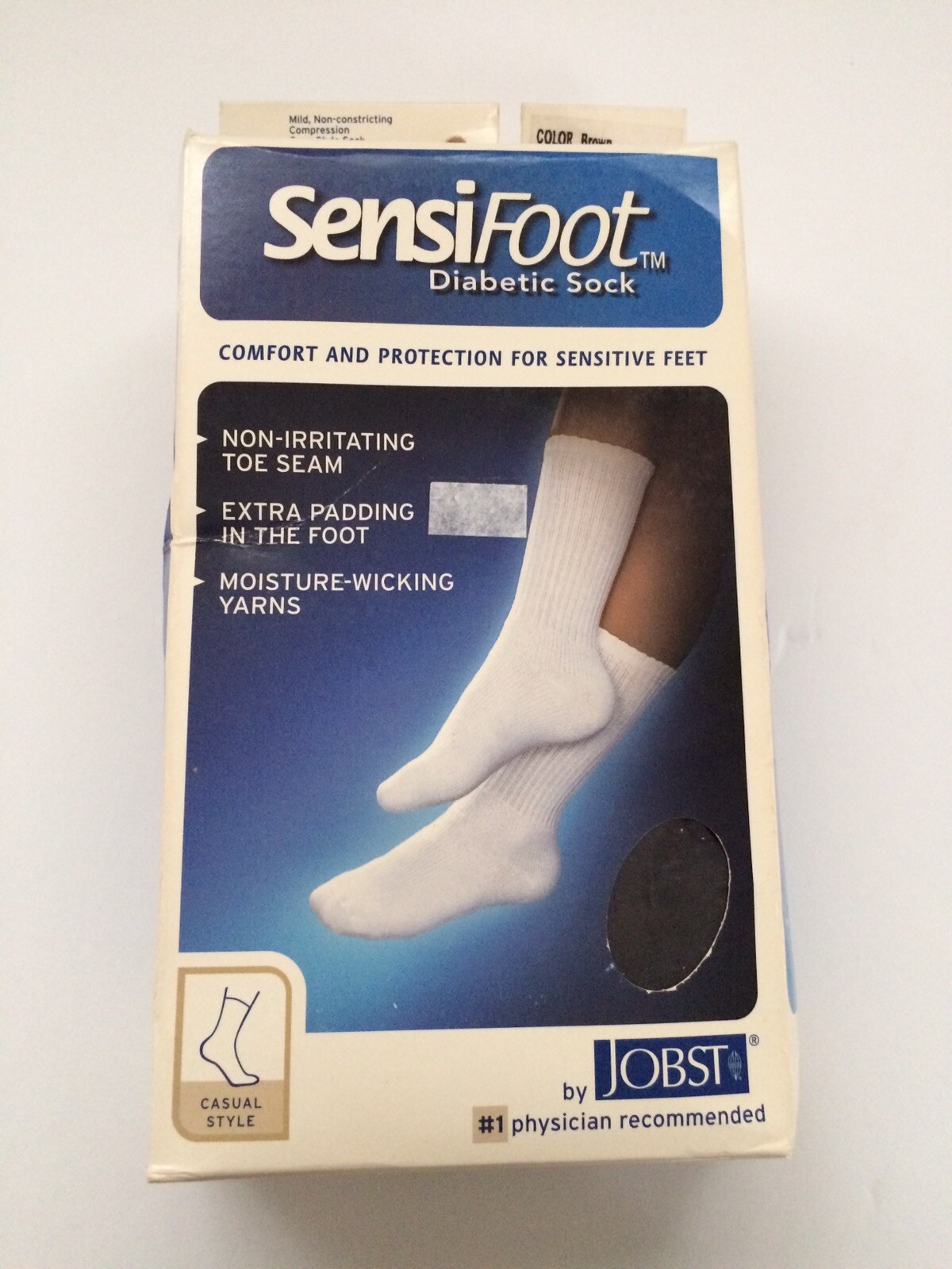 JOBST SensiFoot Diabetic Socks (Comfort and Protect for Sensitive Feet)= X-Small