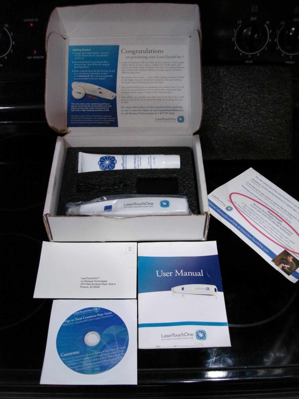 LaserTouchOne Laser Pain Relief Device MINT