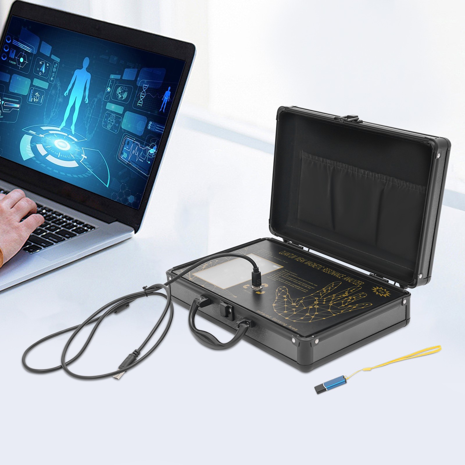Quantum Magnetic Resonance Body Analyzer & Scanner For Health Analysis Home Use
